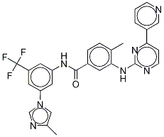 Nilotinib-d3 Struktur