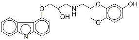 5'-Hydroxyphenylcarvedilol-d5 Struktur