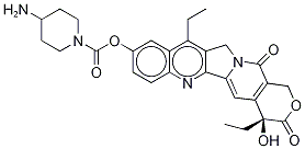 7-Ethyl-10-(4-amino-1-piperidino)carbonyloxycamptothecin-d3 Struktur