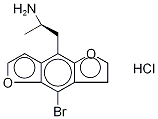 (R)-(-)-Bromo Dragonfly-d6 Hydrochloride Struktur