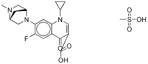 Danofloxacin-d3 Mesylate Struktur