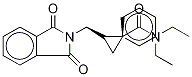 (1R,2S)-2-[(1,3-Dihydro-1,3-dioxo-2H-isoindol-2-yl)methyl]-N,N-diethyl-1-phenylcyclopropanecarboxamide-d10 Struktur