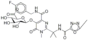 Raltegravir β-D-Glucuronide Methyl Ester Struktur