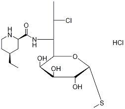 Pirlimycin-d10 (Major) Hydrochloride 
 Struktur