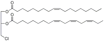 rac 1-Oleoyl-2-linolenoyl-3-chloropropanediol Struktur