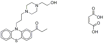 Carphenazine-d4 DiMaleate Struktur