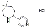 Hexahydro-5,5-diMethyl-2-(4-pyridinyl)-1H-azepine Hydrochloride Struktur