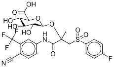 BicalutaMide-d4 O-β-D-Glucuronide Struktur