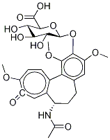 2-DeMethyl Colchicine 2-O-β-D-Glucuronide Struktur