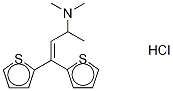 DiMethylthiaMbutene-d6 Hydrochloride Struktur