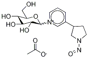 N'-Nitrosonornicotine N-D-Glucoside, Acetate Salt (Mixture Of Diastereomers) Struktur