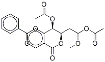 (2R,3S)-2,5-Di-O-acetyl-1,3-di-O-benzoyl-5-methoxypentane Struktur