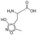 (R,S)-α-Amino-3-hydroxy-5-methyl-4-isoxazolepropionic Acid-13C2,15N Struktur