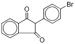 Bromindione-d4 Struktur