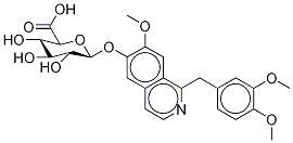 6-Demethyl Papaverine-d3 β-D-Glucuronide Struktur