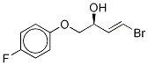 (2S,3E)-4-Bromo-1-(4-fluorophenoxy)-3-buten-2-ol-d4 Struktur