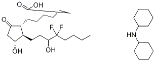 15-Hydroxy Lubiprostone Dicyclohexylammonium Salt Struktur