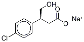 (S)-3-(4-Chlorophenyl)-4-hydroxybutyric Acid SodiuM Salt Struktur