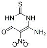 6-AMino-5-nitro-2-thio-uracil-13C2,15N Struktur