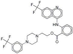 Antrafenine-d8 Dihydrochloride Struktur