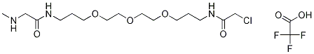 N'-(13-ChloroacetaMido-4,7,10-trioxatridecanyl)-N-Methyl-glycinaMide Trifluoroacetate Struktur