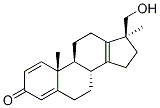 17β-HydroxyMethyl-17α-Methyl-18-norandrosta-1,4,13-trien-3-one-d4 Struktur