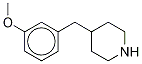 4-(3-Methoxybenzyl)piperidine-d4 Struktur