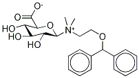 DiphenhydraMine-d6 N-β-D-Glucuronide Struktur