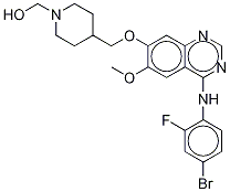 Hydroxy Vandetanib-d4 Struktur