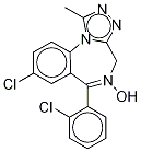 TriazolaM-d5 N-Oxide Struktur