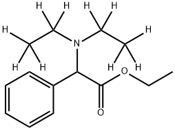 α-[(Diethyl-d10)aMino]benzeneacetic Acid Ethyl Ester Struktur