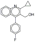 2-Cyclopropyl-4-(4-fluorophenyl)-3-quinolineMethanol-d5 Struktur