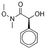 (S)-1-Hydroxy-N-Methoxy-N-Methyl-benzeneacetaMide Struktur