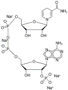 β-NADPH-13C5 TetrasodiuM Salt Hydrate Struktur