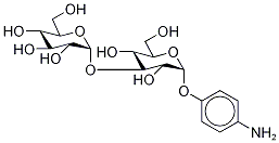 4-AMinophenyl 3-O-α-D-Glucopyranosyl-α-D-glucopyranoside Struktur