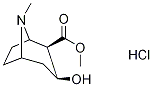 3β-Hydroxy-2β-tropanecarboxylic Acid Methyl Ester-d3  Hydrochloride Struktur