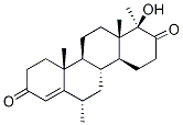 (17aβ)-17α-hydroxy-6,17a-diMethyl-D-hoMoandrost-4-ene-3,17-dione Struktur