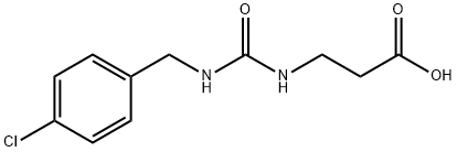 3-[(4-chlorophenyl)MethylcarbaMoylaMino]propanoic acid Struktur