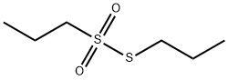 Propanethiosulfonic acid S-propyl ester Structure