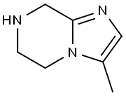 3-Methyl-5,6,7,8-tetrahydroiMidazo[1,2-a]pyrazine Struktur