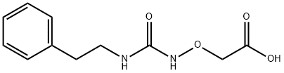 2-((3-Phenethylureido)oxy)acetic acid Struktur