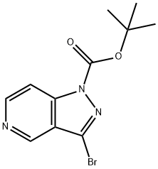 1-Boc-3-bromo-5-aza-1H-indazole Struktur