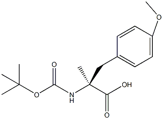 (S)-N-Boc-2-(4-methoxybenzyl)alanine Struktur