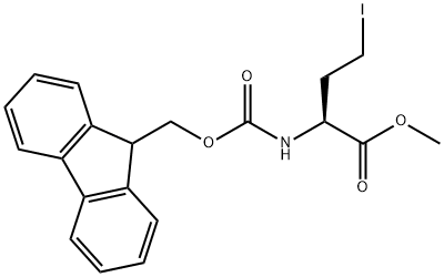 (S)-N-Fmoc-γ-Iodo-Abu-OMe Struktur