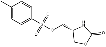 (R)-(2-Oxooxazolidin-4-yl)methyl 4-methylbenzenesulfonate Struktur