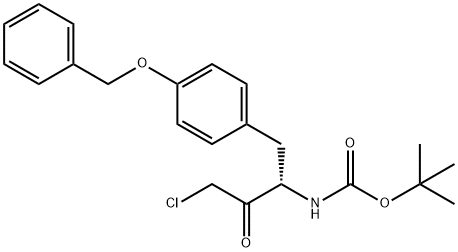 Boc-Tyr(Bzl)-chloromethylketone Struktur