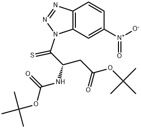 Boc-ThionoGlu(OtBu)-1-(6-nitro)benzotriazolide Struktur