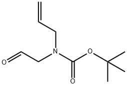 tert-butyl allyl(2-oxoethyl)carbaMate Struktur