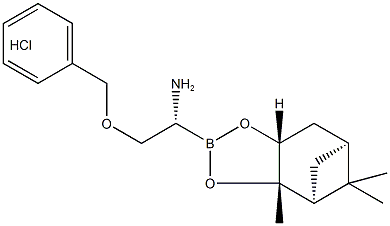 (R)-BoroSer(OBn)-(+)-Pinanediol-HCl Struktur