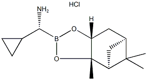 (R)-BoroCpg(+)-Pinanediol-HCl Struktur